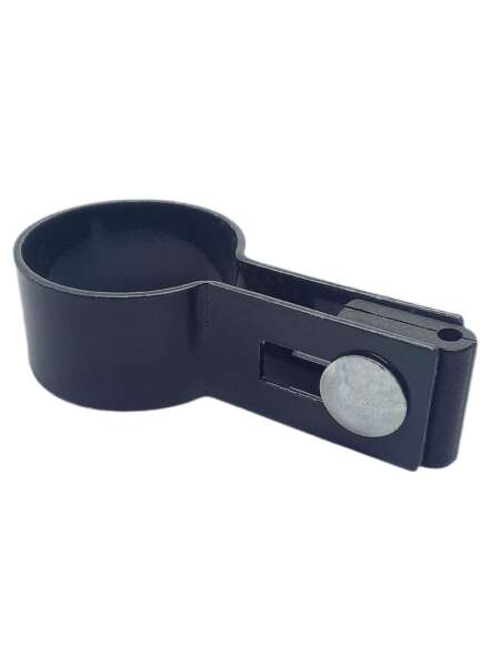 Obejma końcowa do paneli antracyt na słupek fi 42